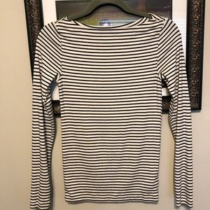 GAP stripe boat neck tee